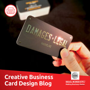 poster of black business card