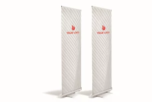 Banners with corporate logo