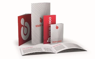 business cards and brochures with logo