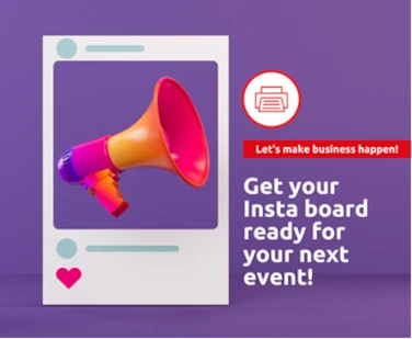 Business flyer for insta board