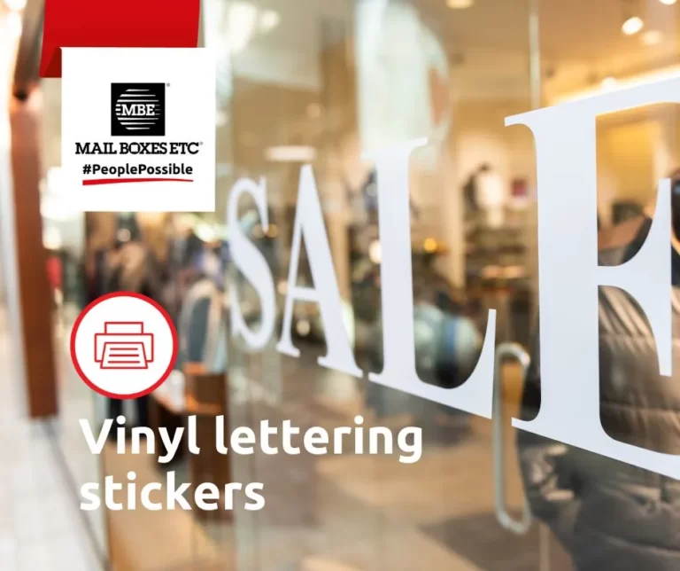lettering stickers for corporate entrance