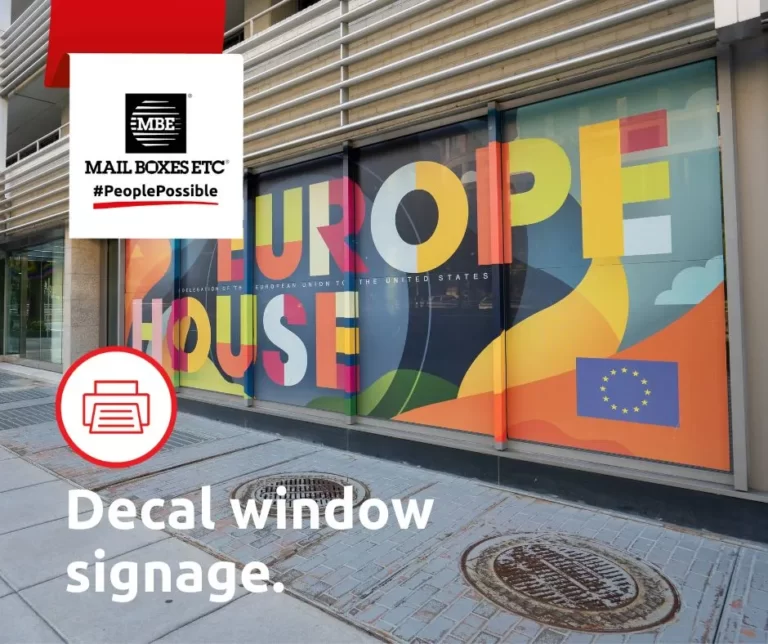 Decal Window signage for shops