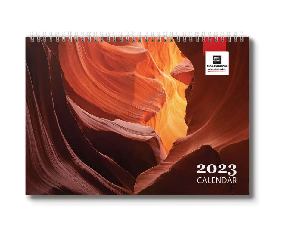 2023 desk calendar for a corporate gift