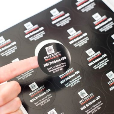 Stickers for corporate branding